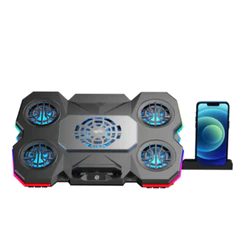 Suporte Notebook Celular Gamer OR-SP255 RGB Cooler USB 2.0 5 Posições