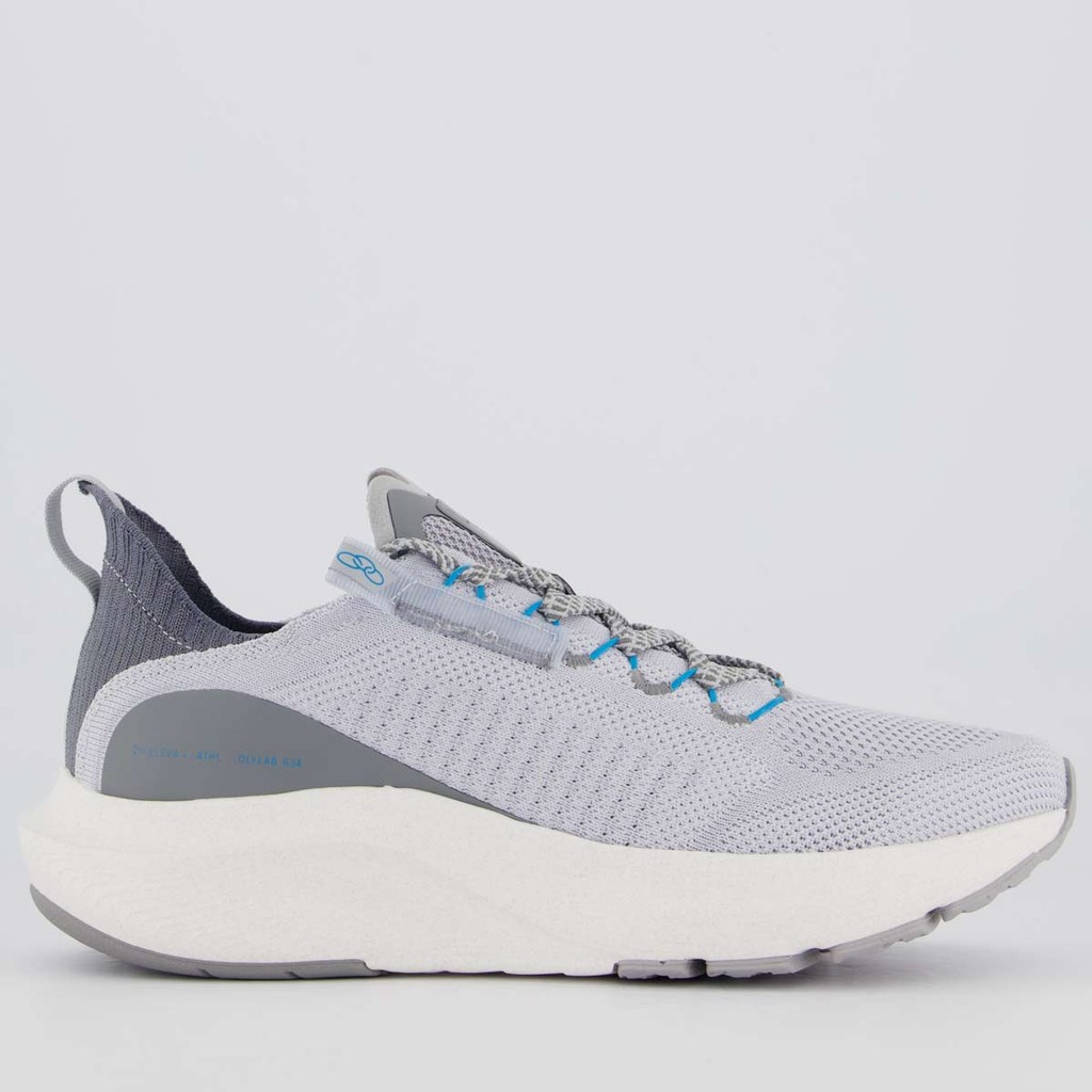 Tênis Olympikus Reverso 2 Cinza e Branco - Men Shoes