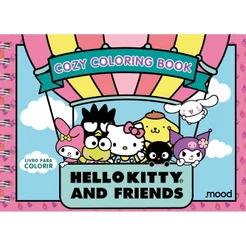 Livro de Colorir Comfy & cozy books Hello Kitty And Friends - Cozy Coloring B