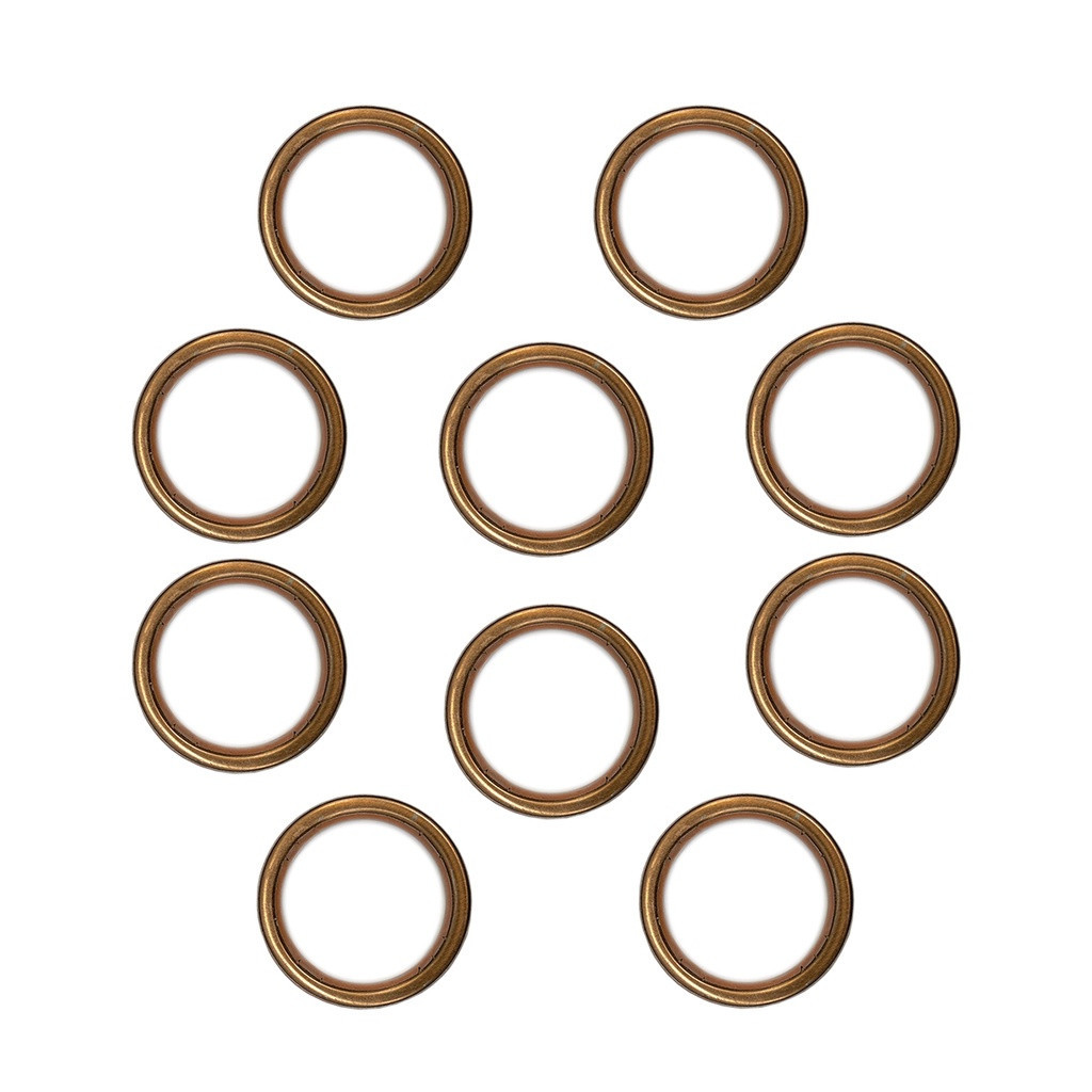 Anel Vedação Escape Cg Ml todas Titan 125 Titan 150  Fan 125 Fan 150 Kit com 10 Unidades