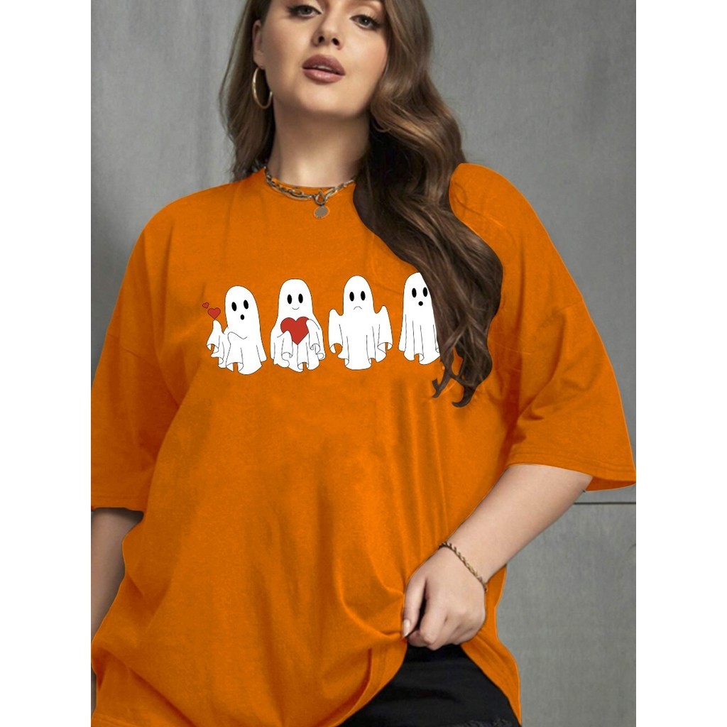 T Shirt Feminina Vintage Confortável Blusa Estampada Simples Básica Oversized Minimalista Camiseta