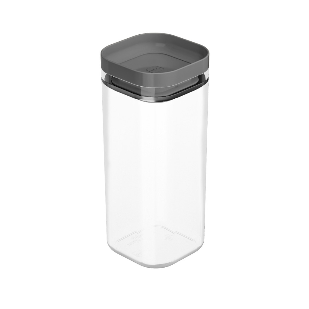 Pote Organizador Hermético 350ml Porta Condimentos Empilhável Modular Quadrado Acrílico UZ1310 Cores