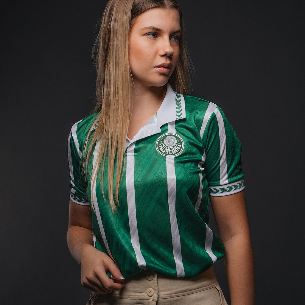 Camisa Palmeiras Retrô 1994 Campeão Brasileiro Feminina Oficial