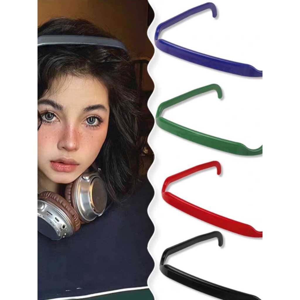 KIT  Tiara de Cabelo Quadrada Efeito Óculos de Sol -Viral TikTok Frete grátis