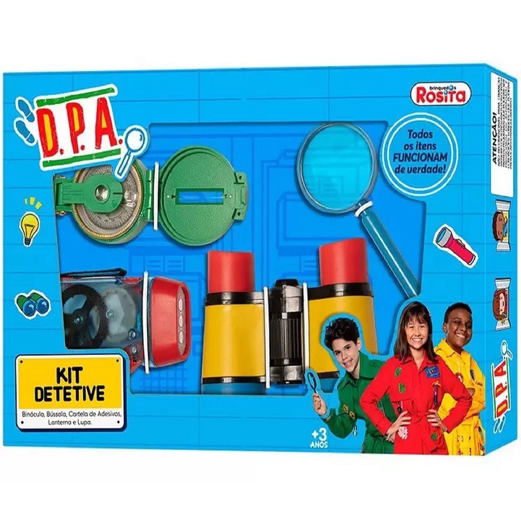 Kit Detetive Dpa Detetive Do Prédio Azul Rosita 9463