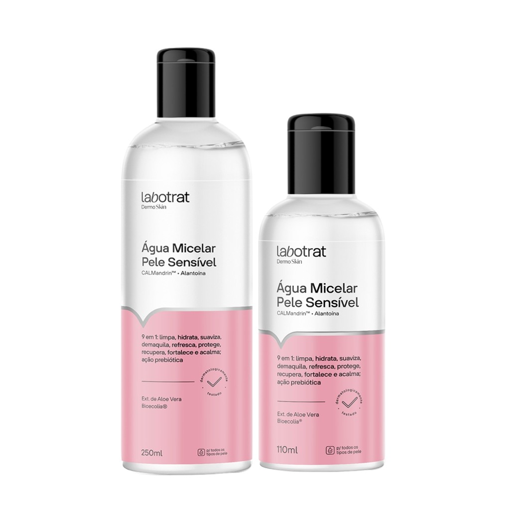 Água Micelar Pele Sensível Limpa Hidrata Dermo Skin Labotrat em Oferta na Shopee