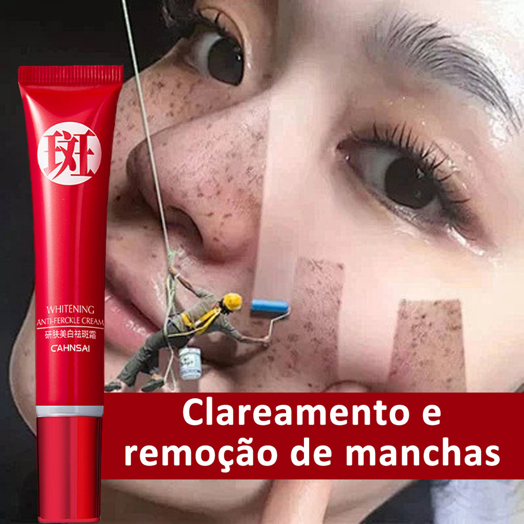 Creme Poderoso Original Para Remover Manchas Escuras/Clarear Pigmentação/Iluminar O Tom Da Pele/Melhorar Embotamento/Cui em Oferta na Shopee