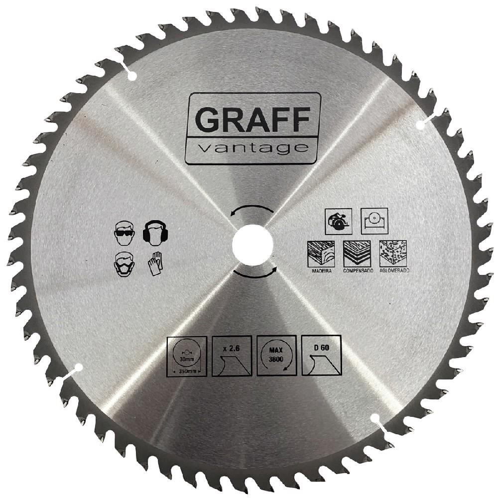 Serra Circular C/ Pastilha de Metal Duro P/ Madeira 14''60D (579,0021) - Graff Vantage