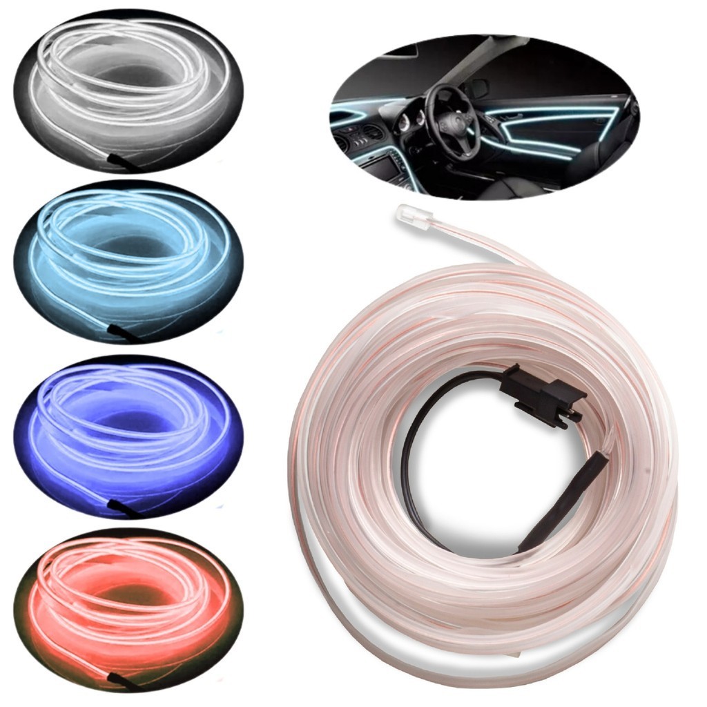 Fita De Led Tipo Neon Painel De Carro 2 Metros Tarponn Cores Fita Interna - Spare Parts and Accessories for Vehicles