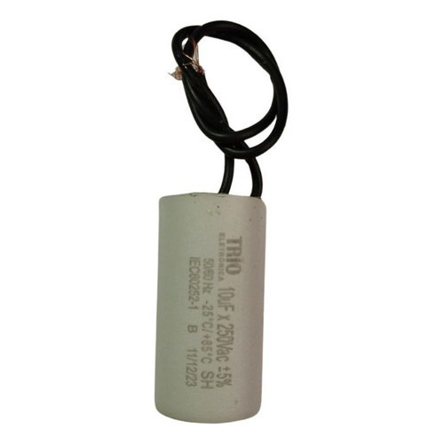 Capacitor 10uF 250V Motor 127V Ventilador Teto Motores Portões Eletrônicos Eletrodomésticos