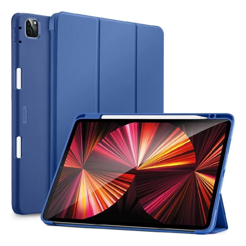 Capa Esr Rebound Pencil Para Apple iPad Pro 12.9 2022 2021 Azul
