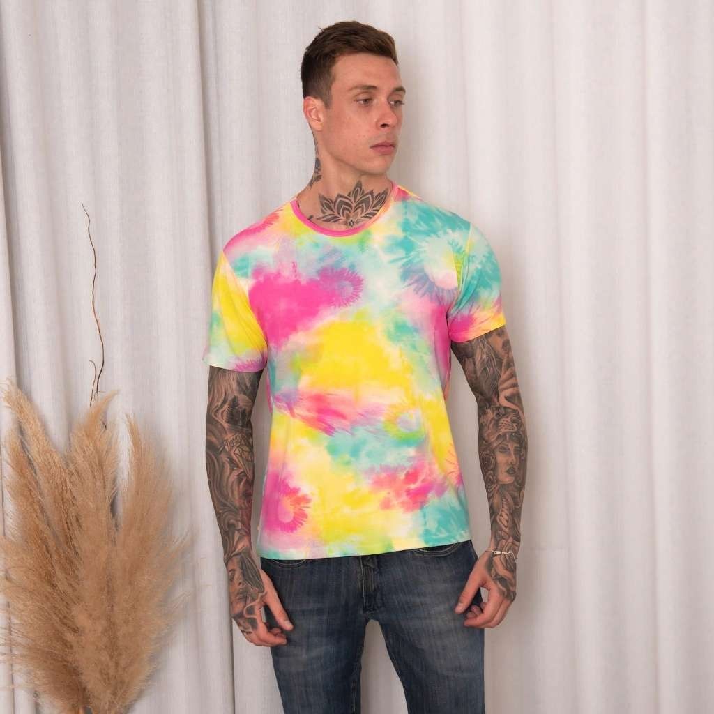 Camiseta tie dye