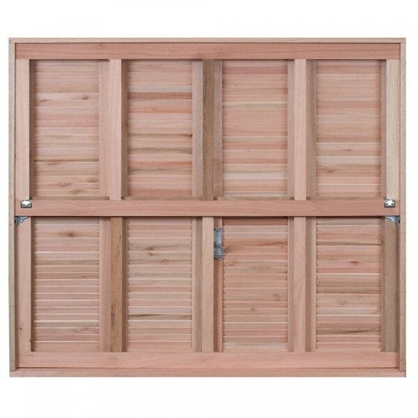 Janela de Madeira Veneziana 100x150cm com Caixilho e Guilhotina Ewk G990 Rondosul 100cm x 150cm em Oferta na Shopee