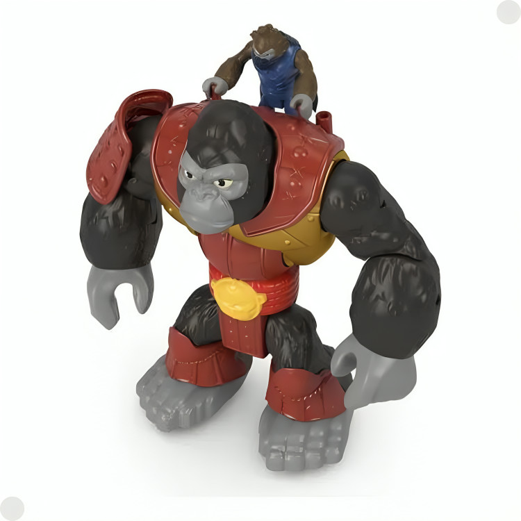 Detalhes do Boneco Modo De Ataque Gorila Samurai Fisher Price 22cm Gyx01 - Mattel