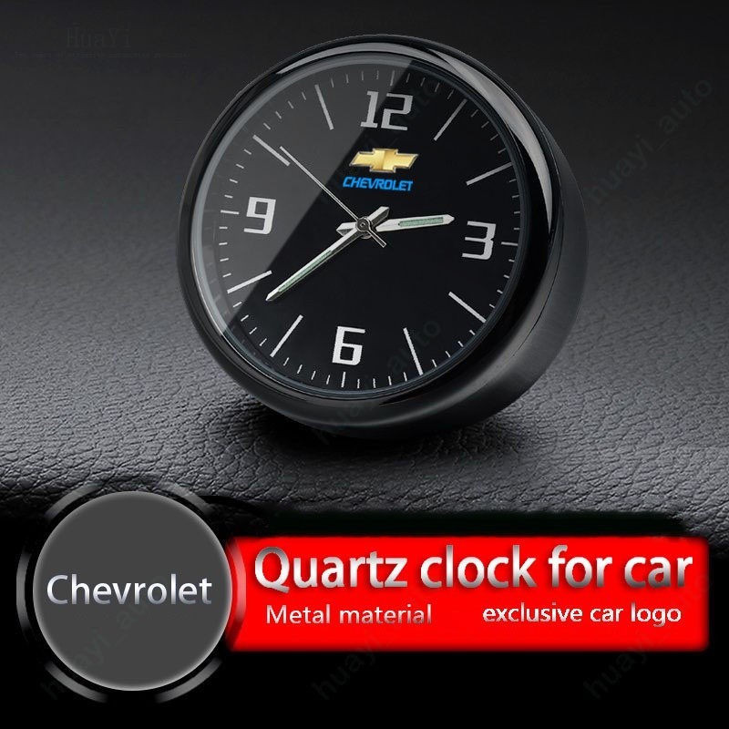 Relógio Luminoso De Quartzo Mini Carro Para Painel De Instrumentos Saída De Ar Qualquer Adesivo Chevrolet Onix Aveo Captiva Rastreador De Ranhuras Cavalier S10 Pickup Spin Cruze Car Acessórios