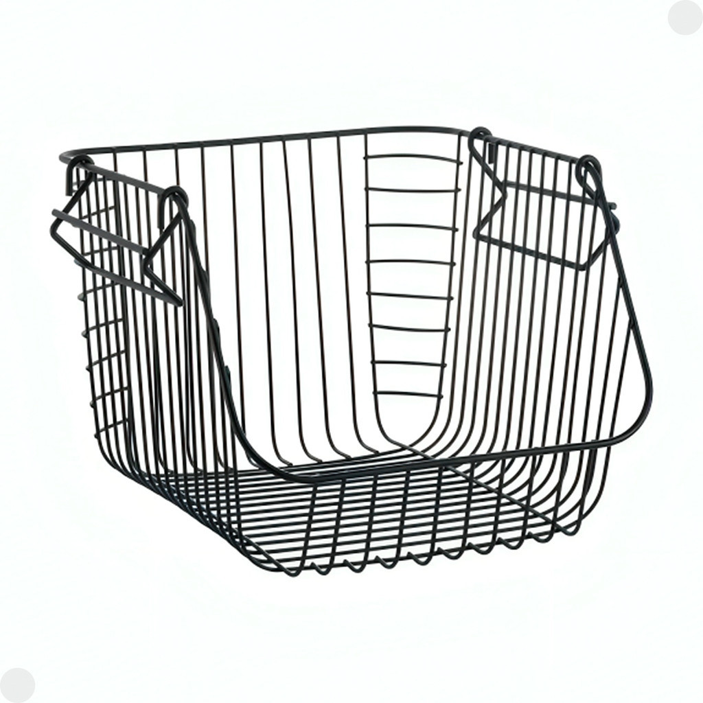 Cesto Organizador Empilhável Quadrado G Preto 30070050 - Mor em Oferta na Shopee