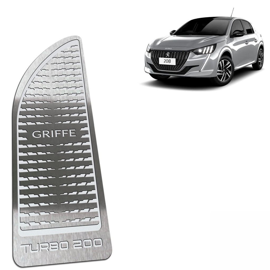Descanso de Pé Peugeot Peugeot 208 Griffe Turbo 200 21/.. - Aço Inox em Oferta na Shopee