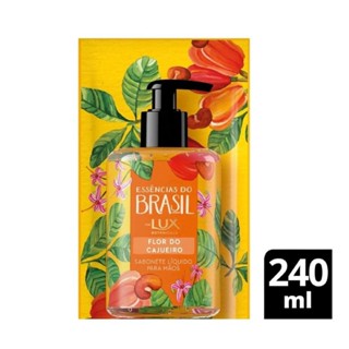 Sabonete Liquido para as Maos Lux Essencias do Brasil Flor do Cajueiro Refil 240ml em Oferta na Shopee