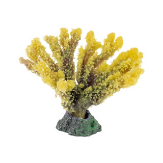 ENFEITE DE SILICONE SOMA CORAL ACROPORA STAG HORN BEGE em Oferta na Shopee