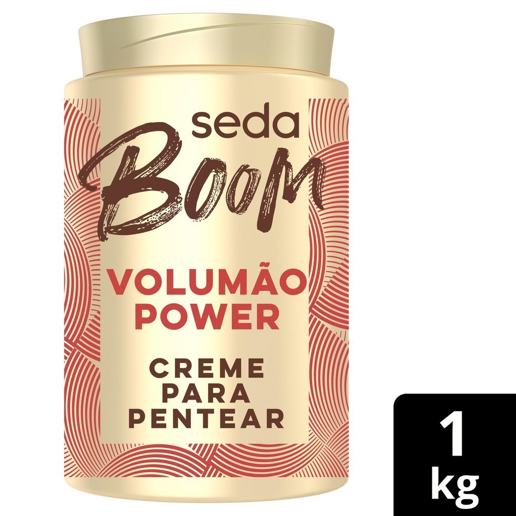 Creme para Pentear Seda Boom Volumão Power 1kg em Oferta na Shopee
