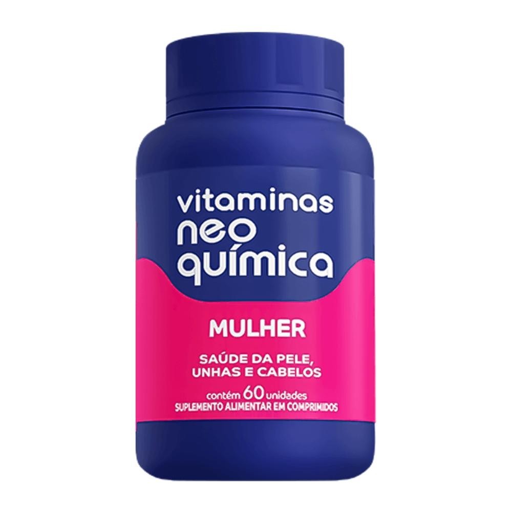 VITAMINAS NEO QUÍMICA MULHER COM 60 COMPRIMIDOS - Health