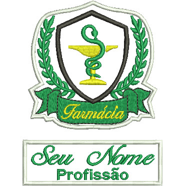 Patch Termocolante Farmacia Kit - Nome + Logotipo