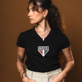 Camisa São Paulo Retrô 1948 Feminina Oficial em Oferta na Shopee