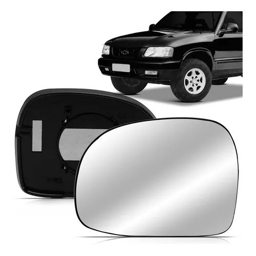 Subconjunto Espelho Vidro Retrovisor Lente Base S10 Blazer Silverado 97 98 99 2000 01 02 03 04 05 06 07 08 09 10 2011