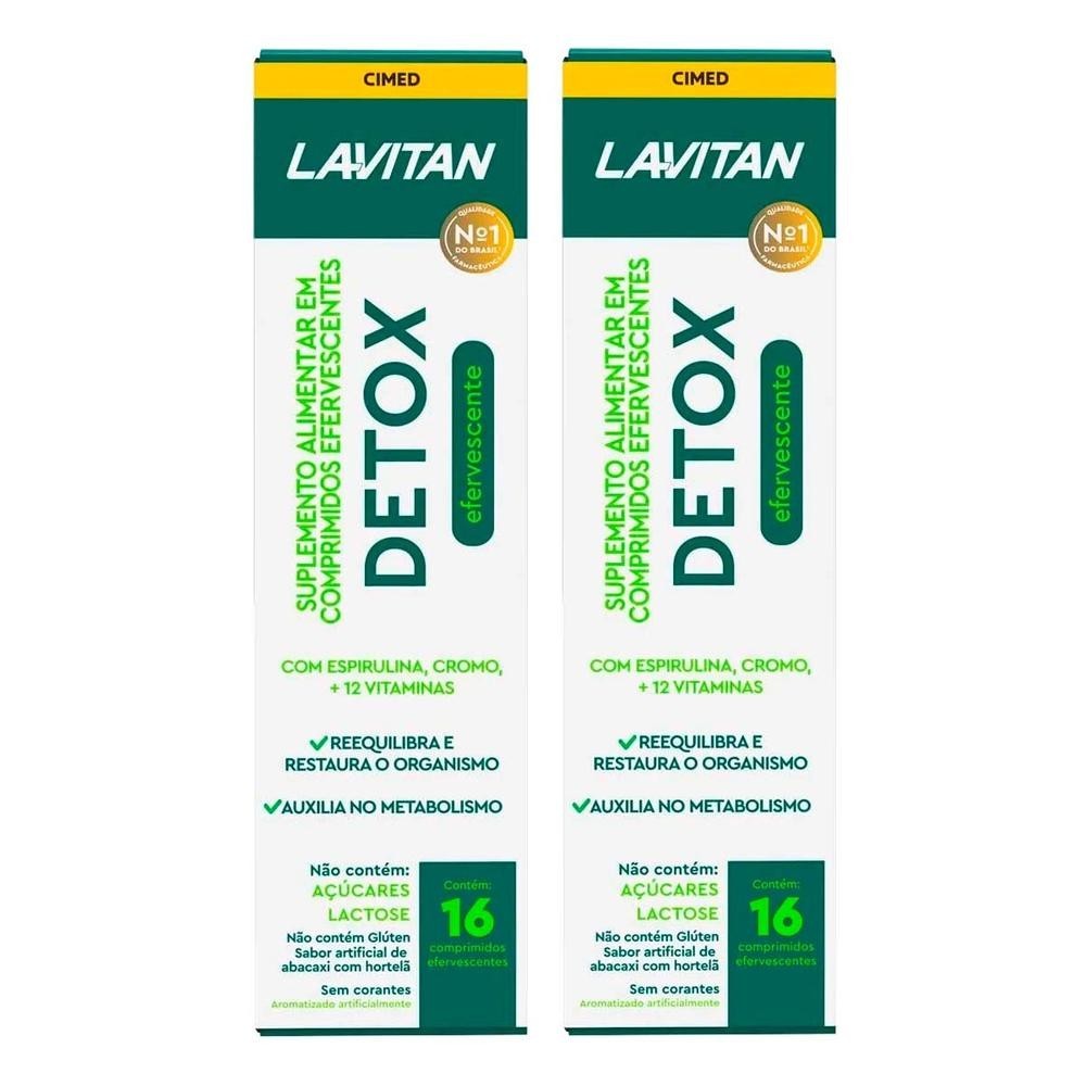 Kit c/2 und Lavitan Detox  16 Cpr Efervecente - Health