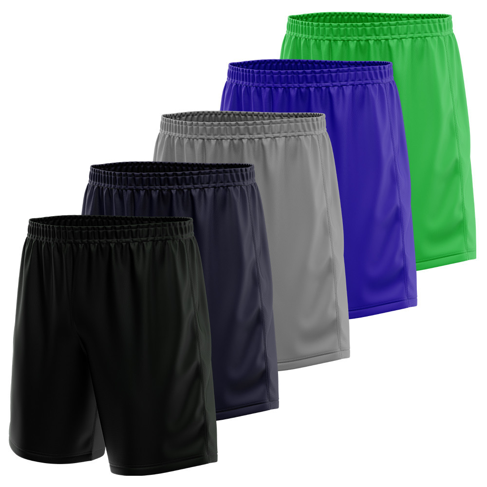 Kit 5 Calção Short Futebol Basquete Vôlei Bermuda Dry Treino Academia