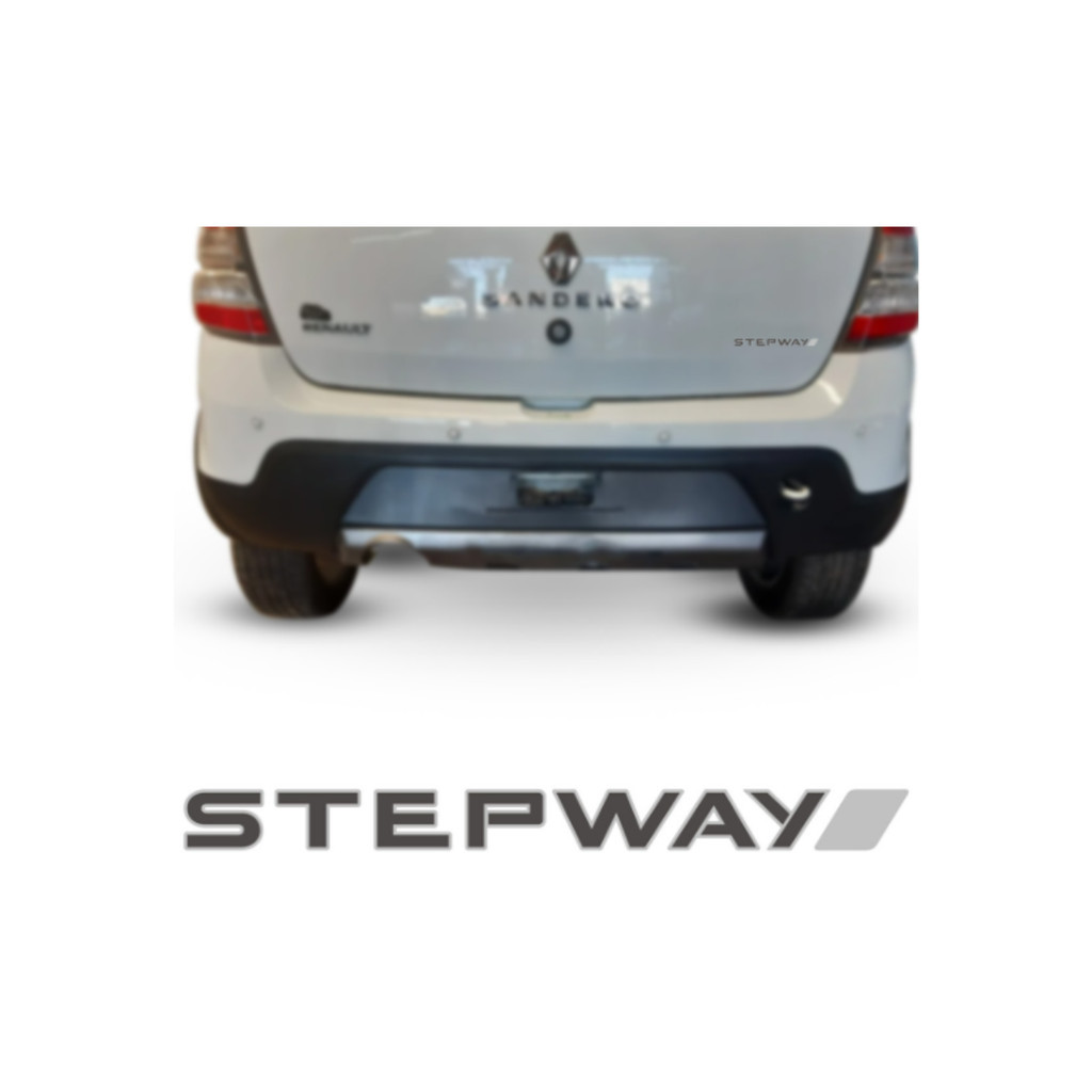 Emblema Papel Adesivo STEPWAY Lateral Sandero 2008