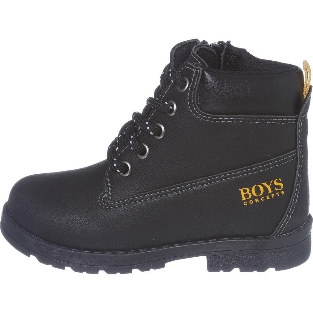 Bota Coturno Infantil Botinha Preta com Cadarço Antiderrapante Junina De Frio Inverno Lançamento em Oferta na Shopee