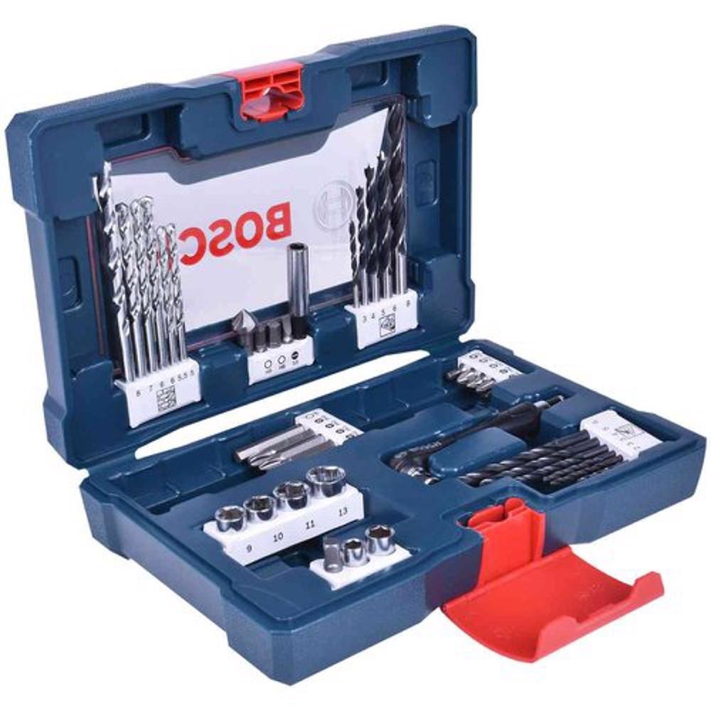 Estojo de Brocas e Pontas Bits Kit com 41 Peças V-Line BOSCH em Oferta na Shopee