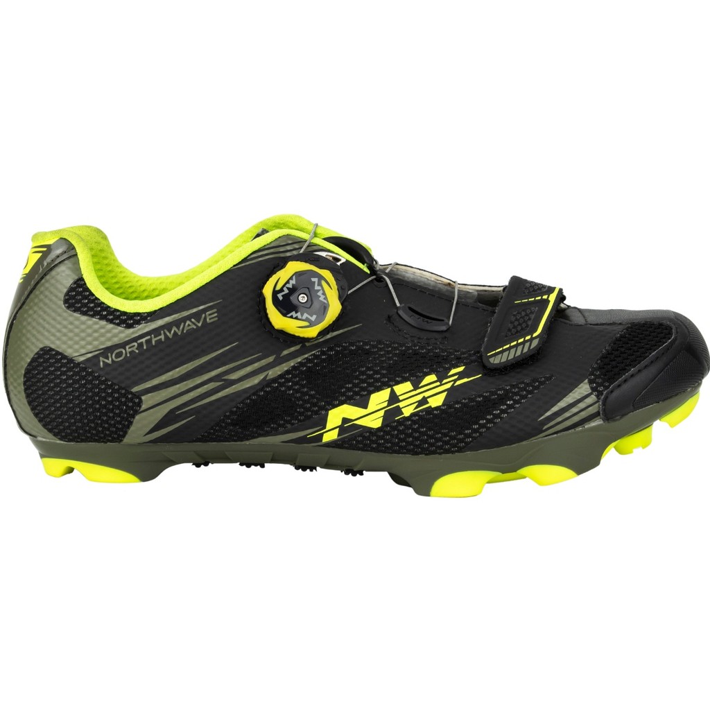 Sapatilha Scorpius 2 Plus Northwave Mtb - Preto E Amarelo