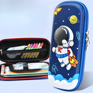 Estojo Escolar Porta Lápis Astronauta 3D Organizador De Material Infantil em Oferta na Shopee