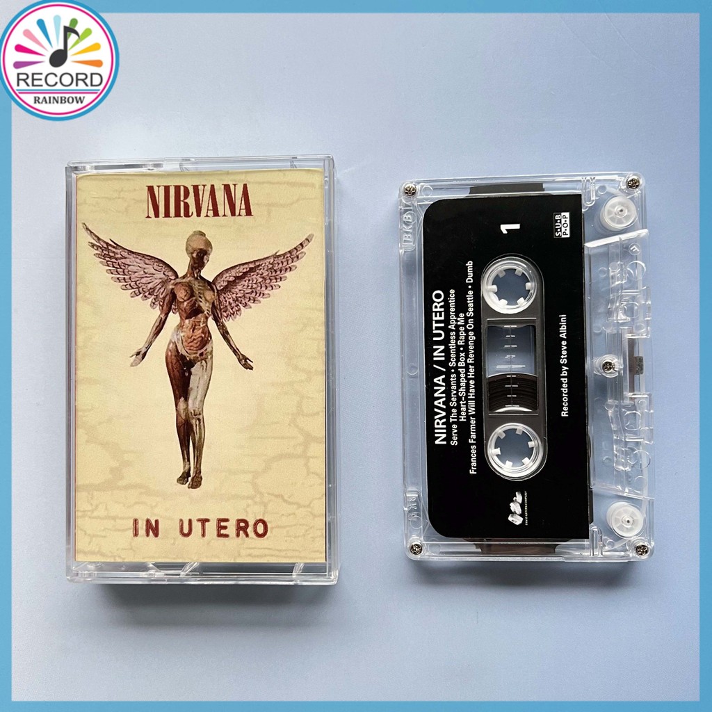 Nirvana In Utero Original Fita K7 Cassette Tape Brand New Original [Lacrado] em Oferta na Shopee