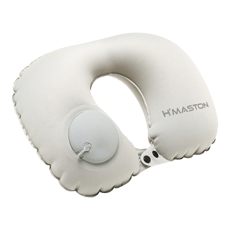 H'maston VG01 Travesseiro De Viagem Leve Portátil Em Formato De U Cervical Inflável Automático