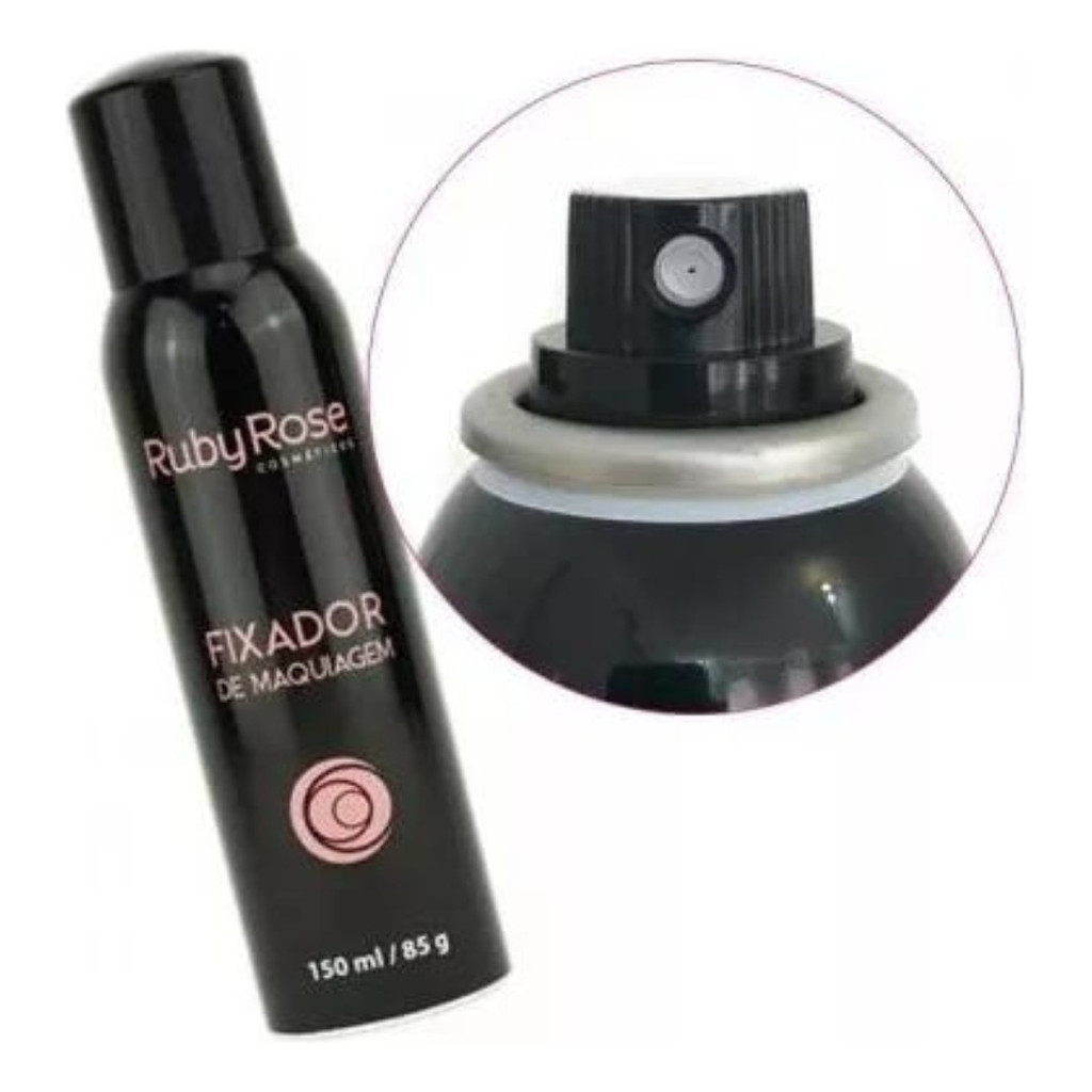 Spray Fixador De Maquiagem Aerosol Tom Do Primer Água Ruby Rose HB 312