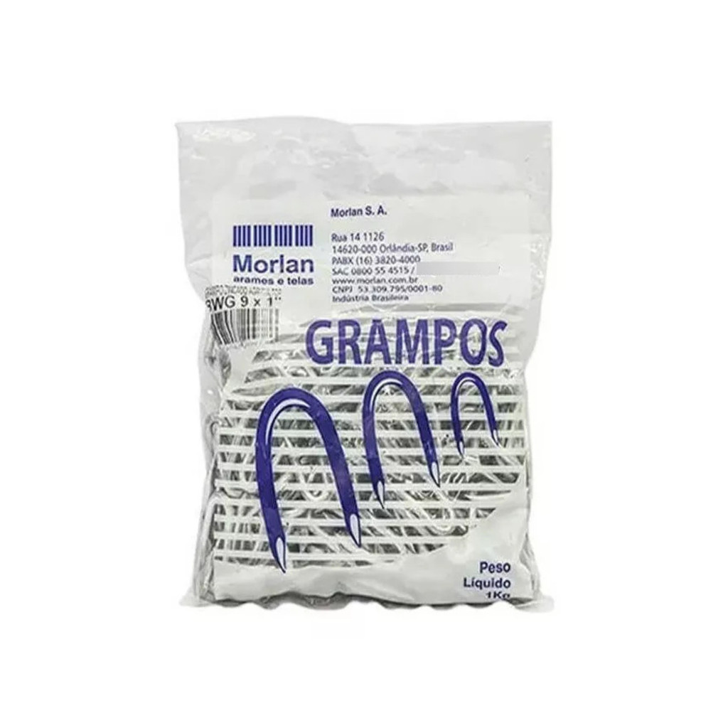 KIT 2 UNIDADES - MORLAN GRAMPO CERCA 9X1 1KG
