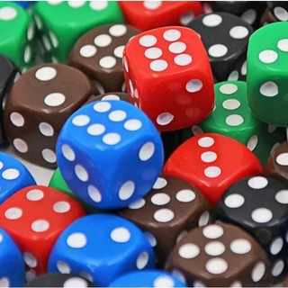 1 Conjunto  Peças Dado Colorido, Dado De 6 Lados Para Jogos De Tabuleiro, Dado DE 14 E 16 MM