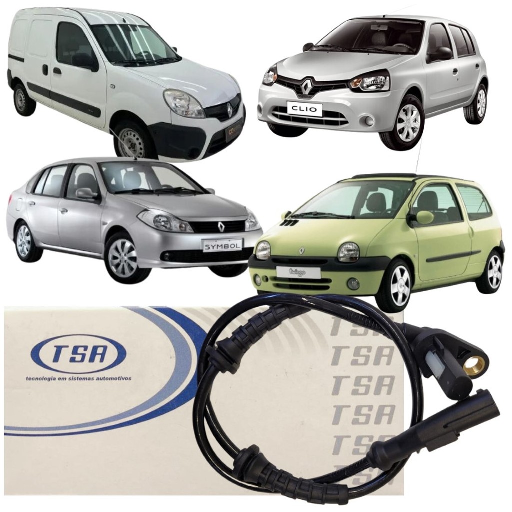 Sensor Abs Dianteiro Tsa Renault Clio Kangoo Symbol E Twingo