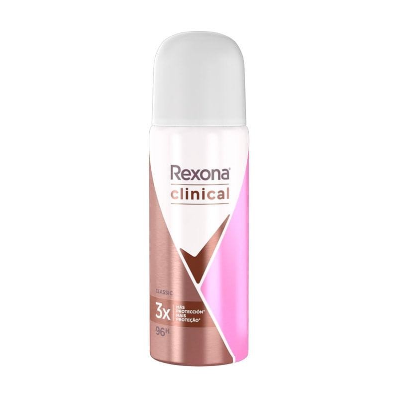 Desodorante Antitranspirante Aerosol Rexona Clinical Classic 55ml em Oferta na Shopee