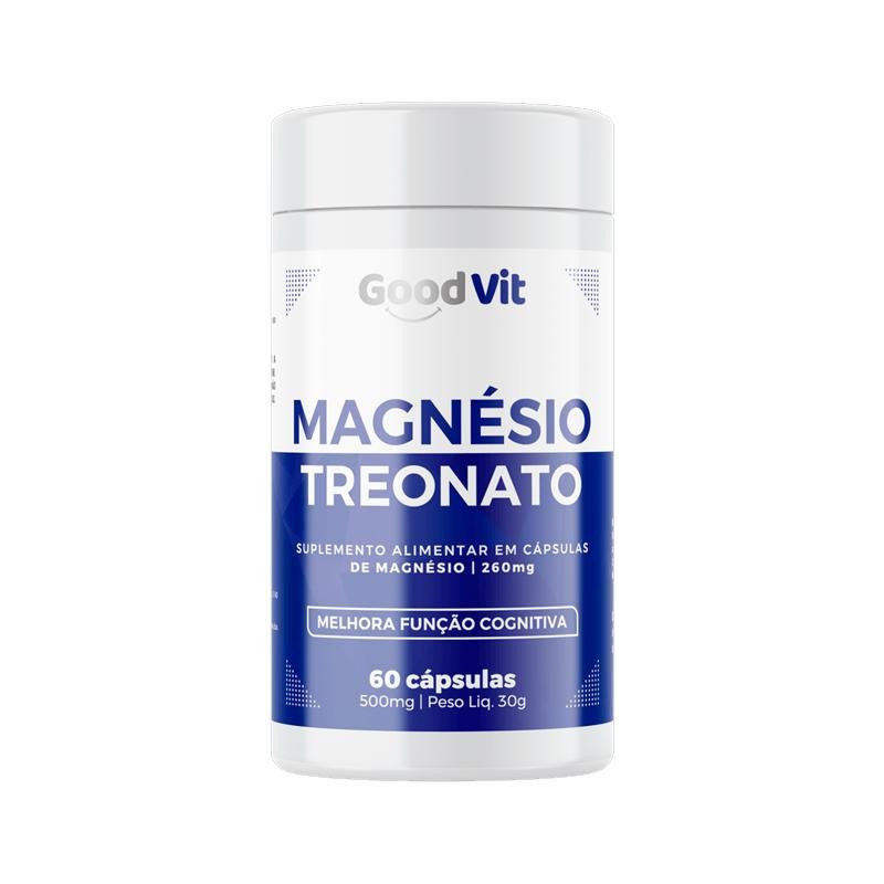 Suplemento Alimentar Good Vit Magnésio Treonato 260mg 60 Cápsulas em Oferta na Shopee