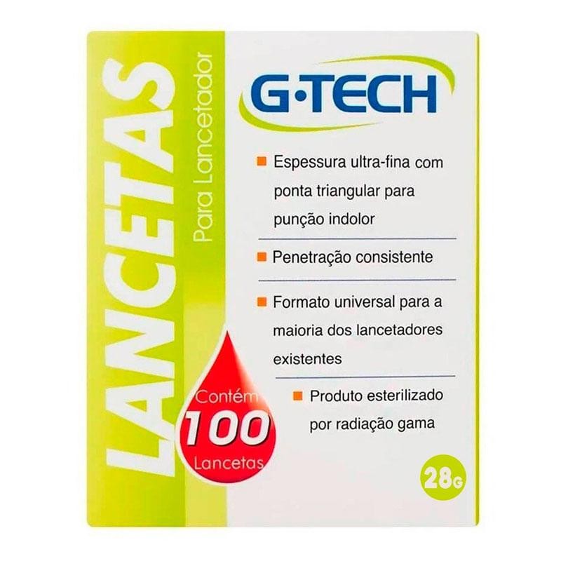 Lancetas para Lancetador G-Tech 100 Unidades - Health
