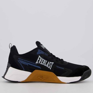 Tênis Everlast Jump 5 Low Preto e Azul em Oferta na Shopee