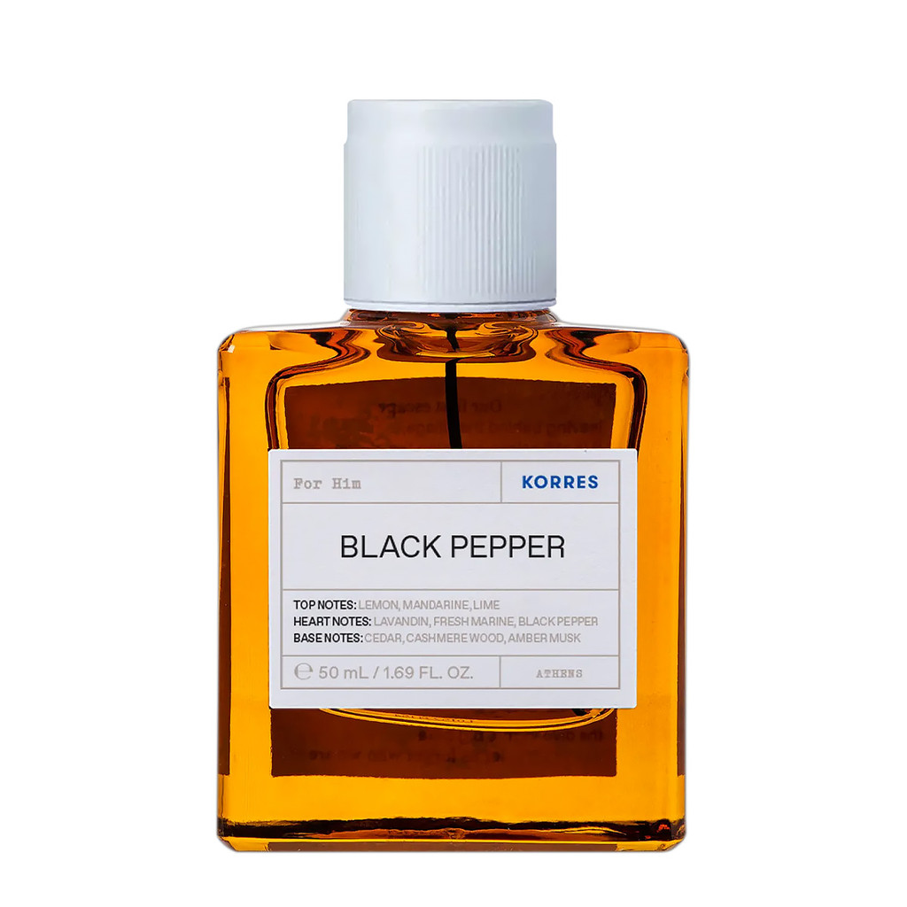 Korres Black Pepper Deo Parfum - Perfume Masculino 50ml em Oferta na Shopee