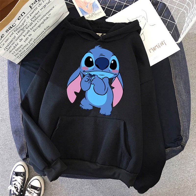 Moletom Blusa Lilo Envergonhado Casaco fofo Estiloso Para Diversas Ocasiões