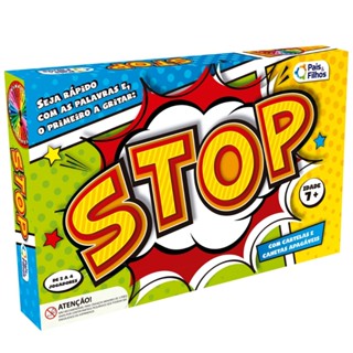 JOGO STOP PAIS E FILHOS BRINQUEDO PERGUNTAS RESPOSTAS ROLETA TEMAS FAMÍLIA DIVERSÃO TABULEIRO CARTAS em Oferta na Shopee