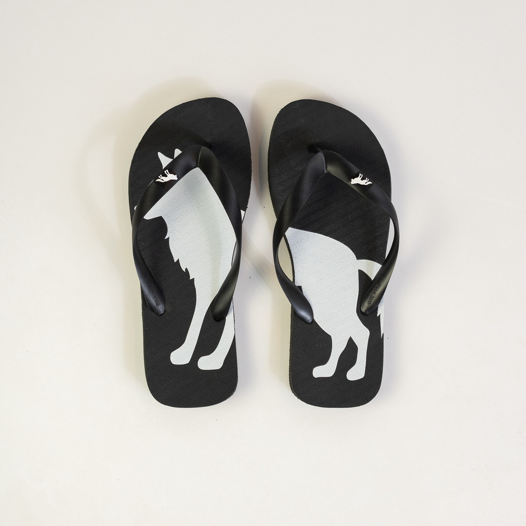 Chinelo Moda Praia Casual Wolf Color Branca