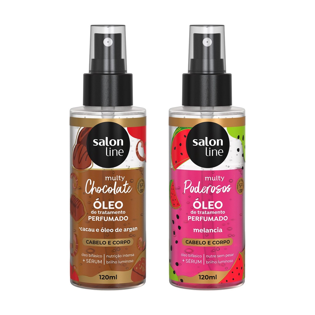 Kit Óleos Perfumados Chocolate e Melancia Multy - Beauty